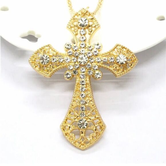 BJ Cross Necklace  - Picture 2 of 4